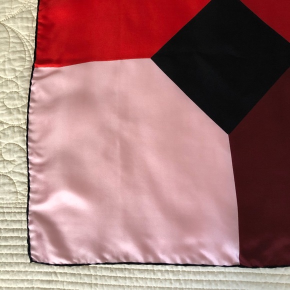 Vintage Ashear Fine Silk Square Scarf 19” New - Made in Italy - Picture 4 of 7